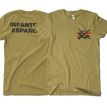 Camiseta INFANTERIA ESPAÑOLA | španski Pehota T-Shirt 100% Bombaž O-Vratu Kratek Rokav Priložnostne Mens Tshirt Velikost S-3XL